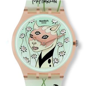 Limited edition THE EYES ARE WATCHING swatch watch